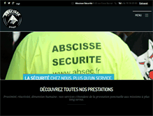 Tablet Screenshot of abscisse-securite.fr